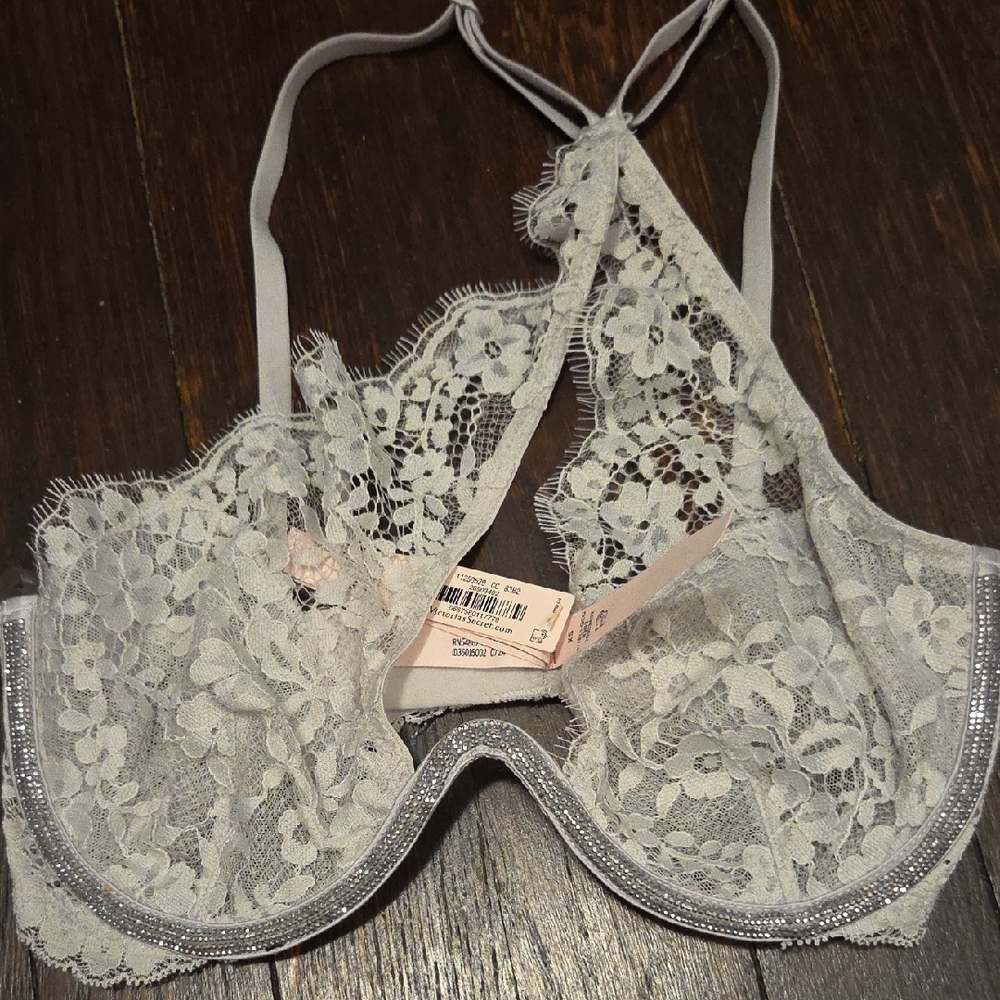 Victoria's Secret Twinkle Lace One Shouder Monowire XS/S